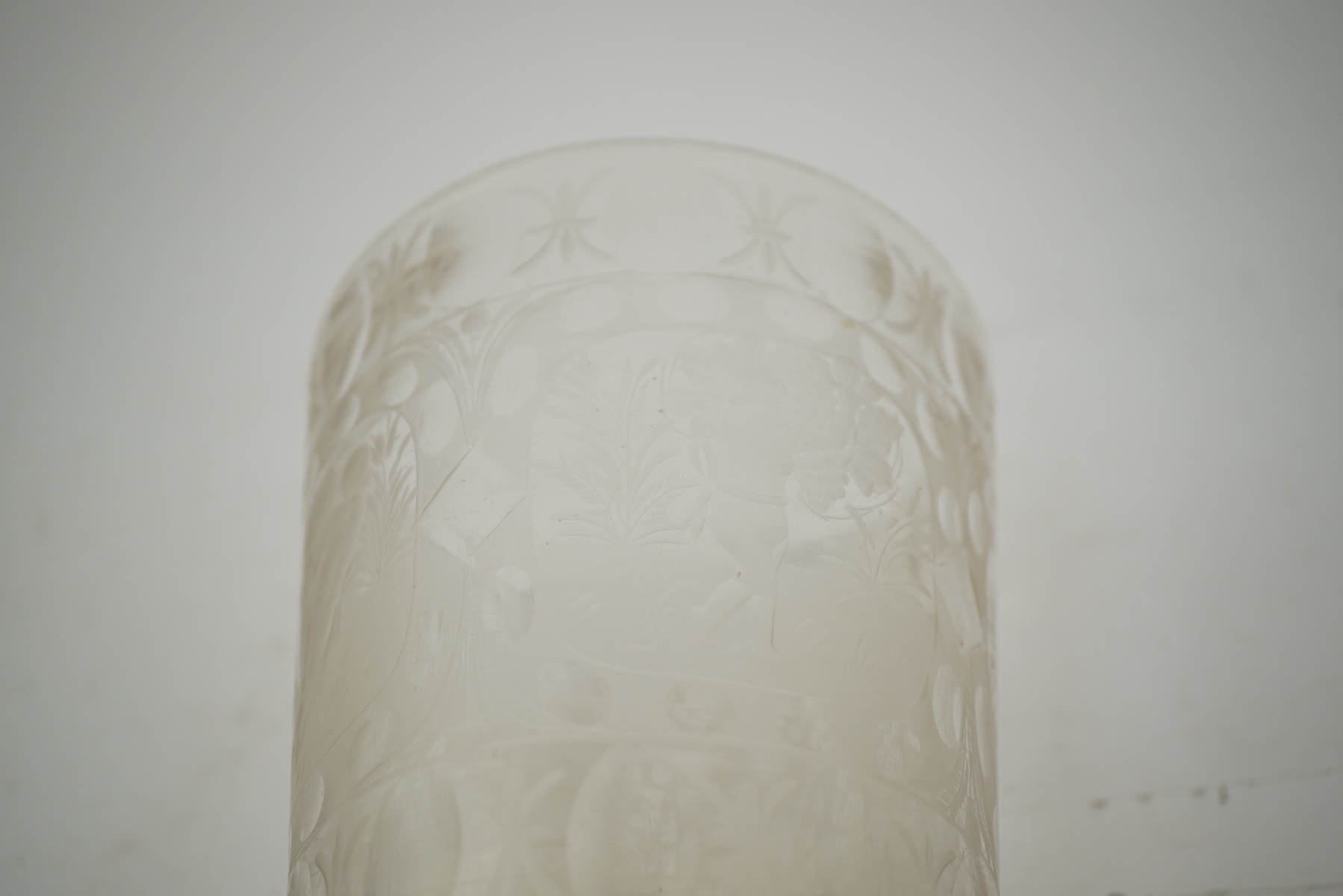 A massive Bohemian 'Four Seasons' beaker, c.1700